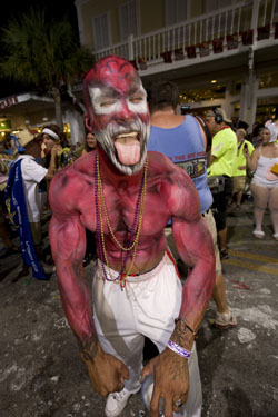 Body Painting 2010 photo - Duval Street, Key West